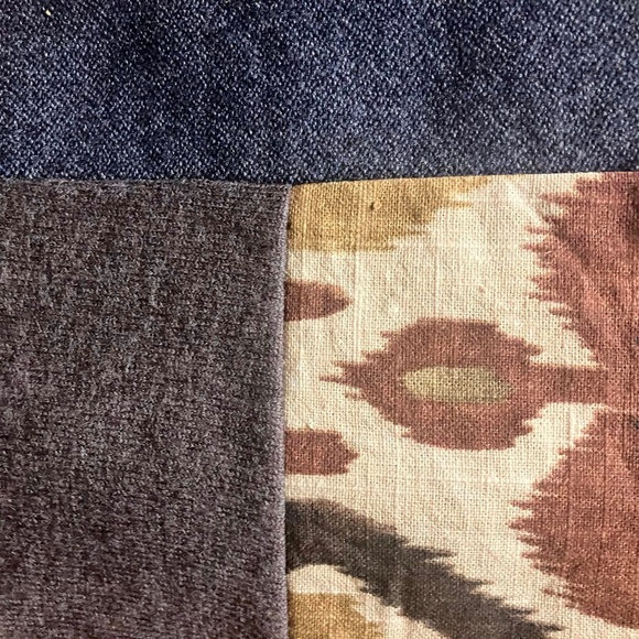 Handmade Reversible Scarf Vest Shawl – Upcycled Wool, Cashmere & Cotton Blend - Picture 3 of 7